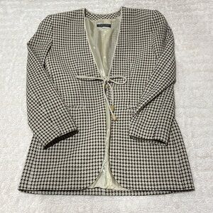 Giorgio Armani Tailored Houndstooth Blazer